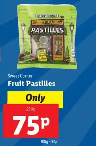 Lidl Sweet Corner Fruit Pastilles offer