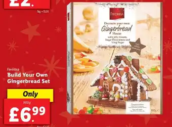 Lidl Favorina Build Your Own Gingerbread Set offer