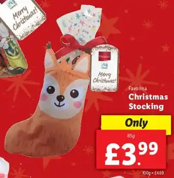 Lidl Favorina Christmas Stocking offer