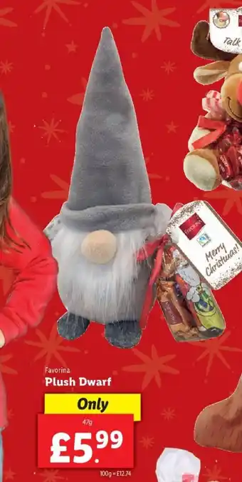 Lidl Favorina Plush Dwarf offer