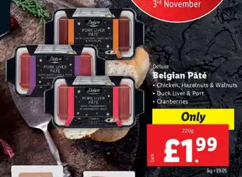 Lidl Deluxe Belgian Pâté offer