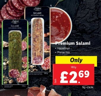 Lidl Deluxe Premium Salami offer