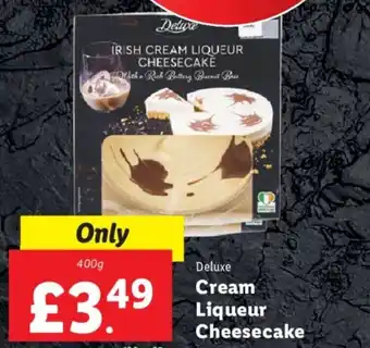 Lidl Deluxe Cream Liqueur Cheesecake offer