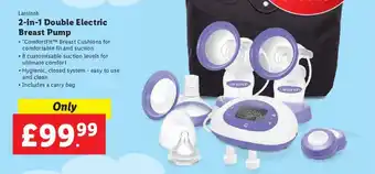 Lidl Lansinoh 2-In-1double Electric Breast Pump offer