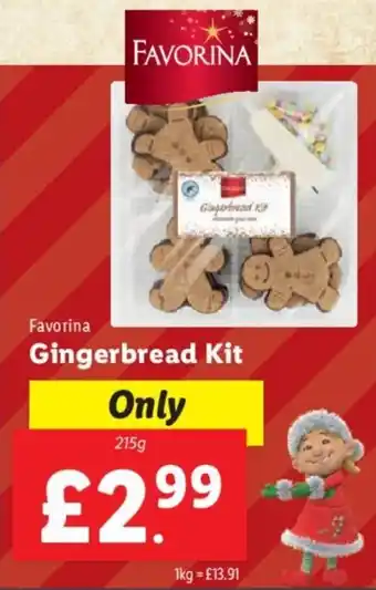 Lidl Favorina Gingerbread Kit offer