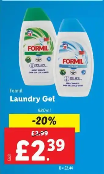 Formil Laundry Gel
