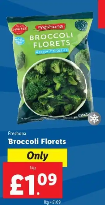 Lidl Freshona Broccoli Florets offer