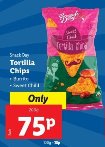 Lidl Snack Day Tortilla Chips offer