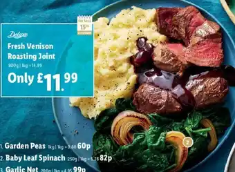 Lidl Fresh Venison Roasting Joint 800 g offer
