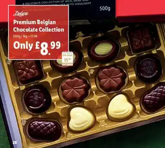 Lidl Deluxe Belgian Chocolate Collection 500g offer