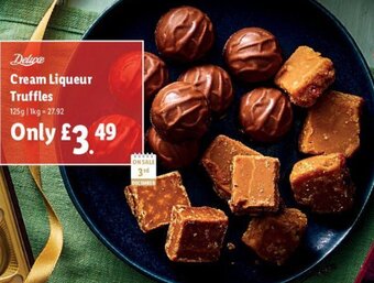 Deluxe Cream Liqueur Truffles 125g