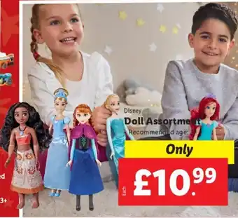 Lidl Disney Doll Assortment offer