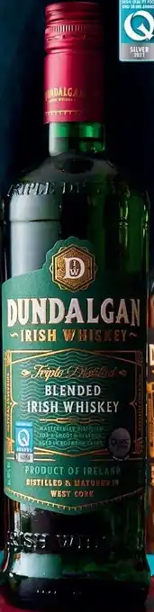 Lidl Dundalgan Triple Distilled Blended Whiskey 700ml offer