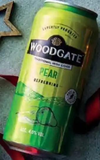Lidl Woodgate Pear Cider 4 x 400ml offer