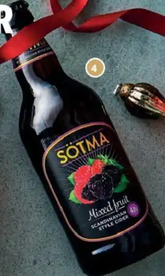 Lidl Sotma Mixed Fruit Cider 4% 500ml offer