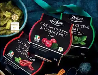 Lidl Deluxe Seasonal Cream Cheese Dips 150g offer