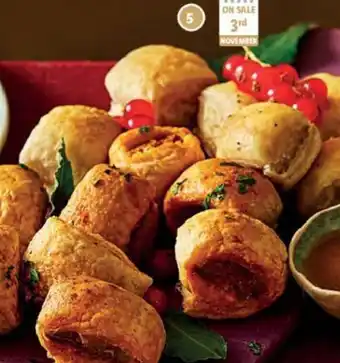 Lidl Partytime Pork & Chorizo Cocktail Sausage Rolls 450g offer