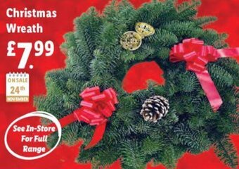 Lidl Christmas Wreath offer