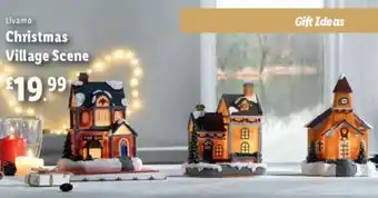 Lidl Livarno Christmas Village Scene offer
