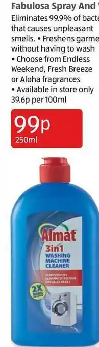 Aldi Fabulosa Spray And Wear offer