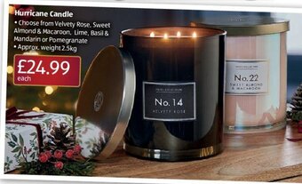Aldi Hurricane Candle offer