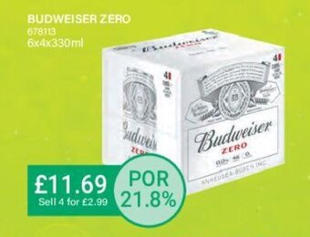 Bestway Budweiser Zero offer