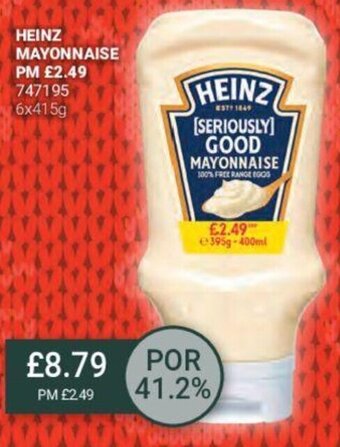 Bestway Heinz Mayonnaise offer
