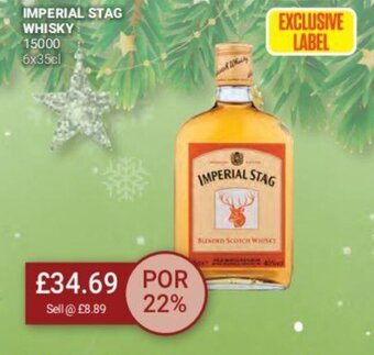 Bestway Imperial Stag Whisky offer