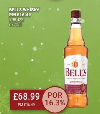 Bestway Bells Whisky offer