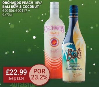 Bestway Orchards Peach 15% / Bali Rum & Coconut offer