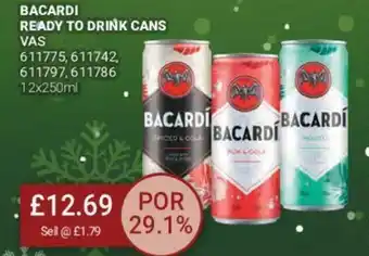 Bestway Bacardi Ready To Drink Cans offer