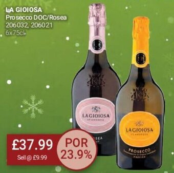 Bestway La Gioiosa Prosecco DOC/Rosea offer