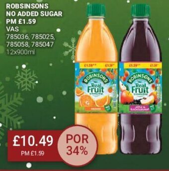 Bestway Robsinsons No Added Sugar offer