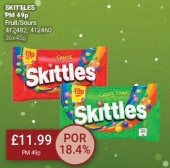Bestway Skittles Fruit/Sours offer
