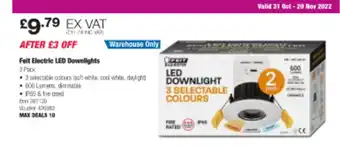 Costco Felt Electric LED Downlights offer