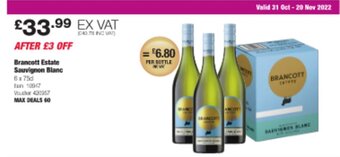 Costco Brancott Estate Sauvignon Blanc offer
