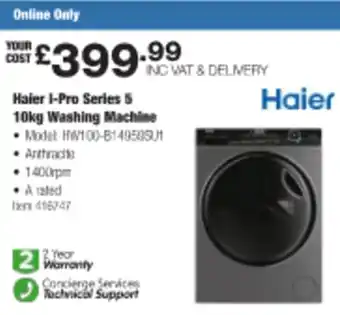 Costco Haier I-Pro Series 5 10kg Washing Machine offer