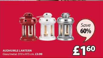 JYSK Audhumle lantern offer