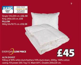 JYSK Alta duvet offer