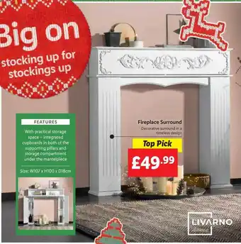 Lidl Fireplace surround offer