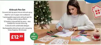 Lidl Airbrush pen set offer