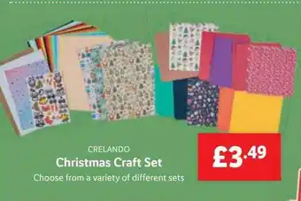 Lidl Crelando christmas craft set offer