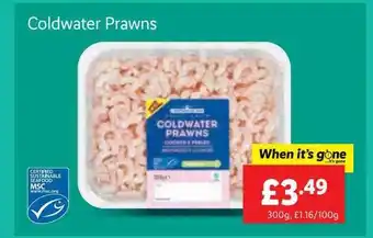 Lidl Coldwater prawns offer