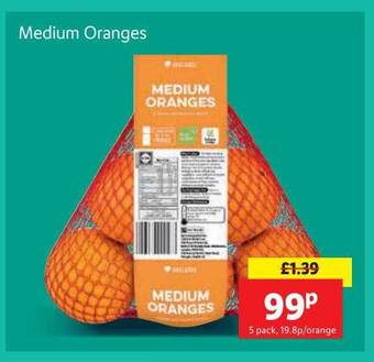 Lidl Medium oranges offer