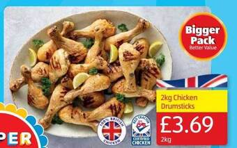 Aldi 2 kg chicken drumsticks offer