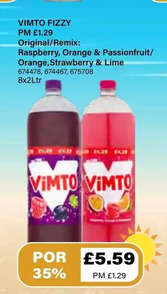 Bestway Vimto Fizzy 8x2L offer