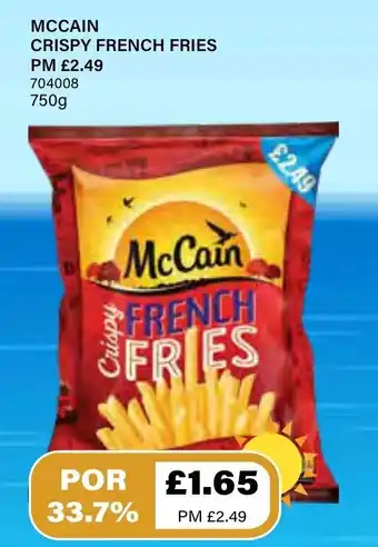 Bestway McCain Crispy French Fries 750g offer