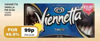 Bestway Viennetta Vanilla 650ml offer