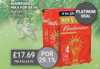 Bestway Budweiser offer