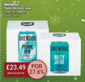 Bestway Brewdog punk ipa-hazy jane offer